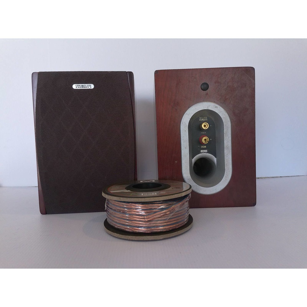 Cambridge Soundworks M50 Speakers-set of 2; Wood Tone